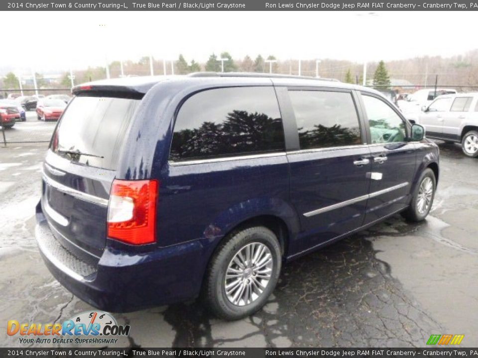 2014 Chrysler Town & Country Touring-L True Blue Pearl / Black/Light Graystone Photo #6