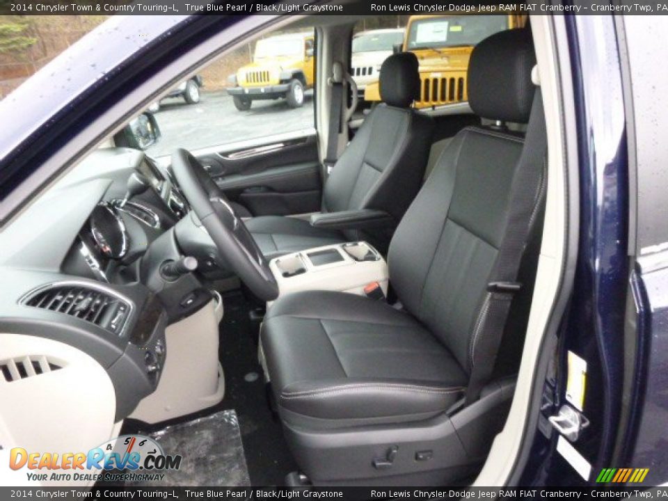 2014 Chrysler Town & Country Touring-L True Blue Pearl / Black/Light Graystone Photo #10