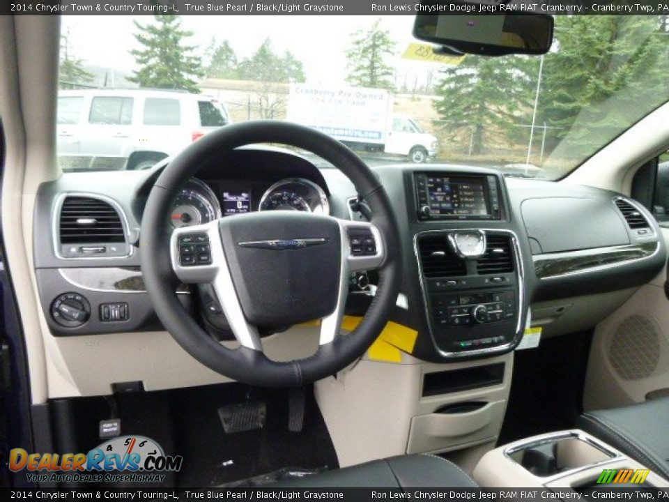 2014 Chrysler Town & Country Touring-L True Blue Pearl / Black/Light Graystone Photo #15