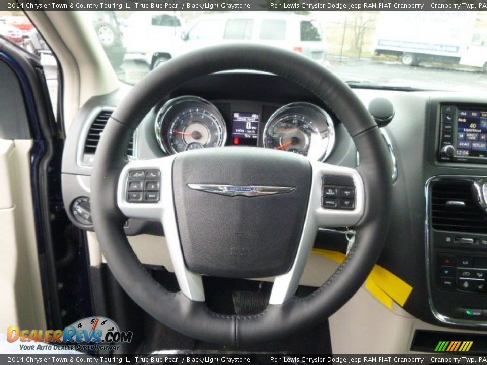 2014 Chrysler Town & Country Touring-L True Blue Pearl / Black/Light Graystone Photo #19