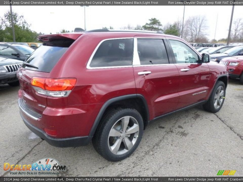2014 Jeep Grand Cherokee Limited 4x4 Deep Cherry Red Crystal Pearl / New Zealand Black/Light Frost Photo #6