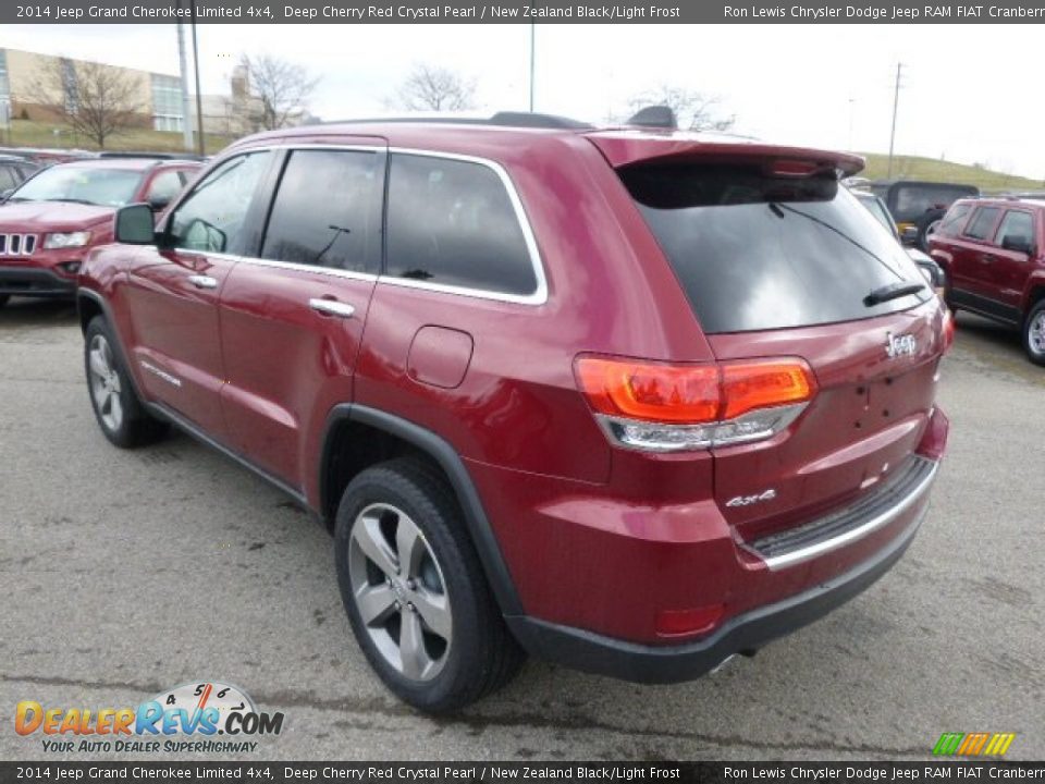 2014 Jeep Grand Cherokee Limited 4x4 Deep Cherry Red Crystal Pearl / New Zealand Black/Light Frost Photo #8