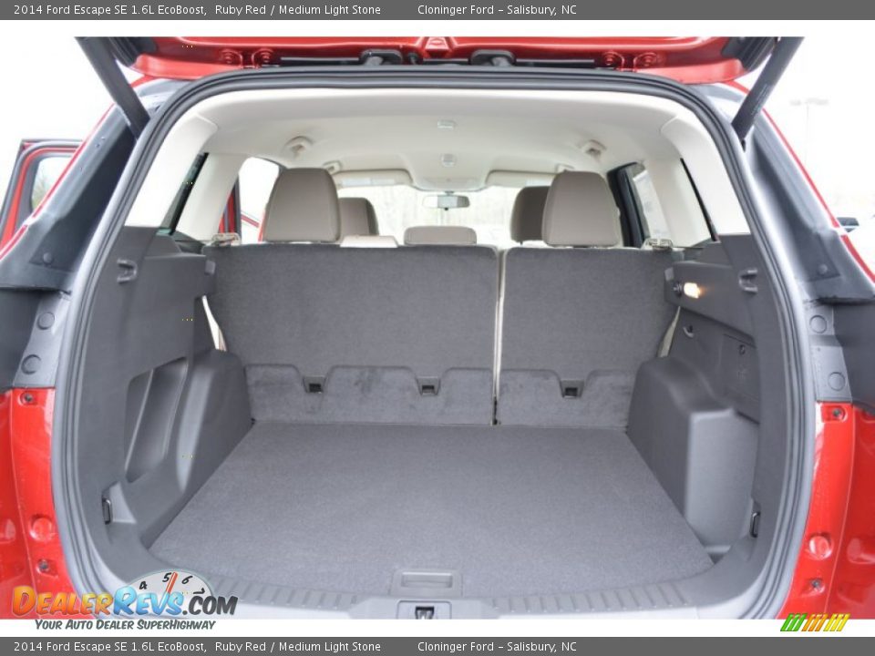 2014 Ford Escape SE 1.6L EcoBoost Ruby Red / Medium Light Stone Photo #9