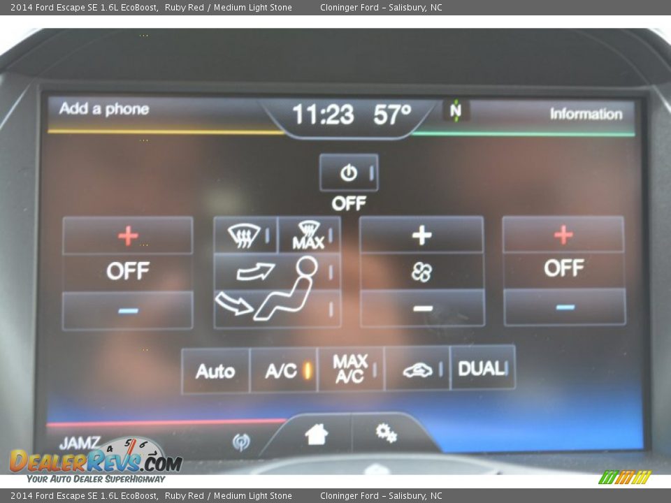 2014 Ford Escape SE 1.6L EcoBoost Ruby Red / Medium Light Stone Photo #15