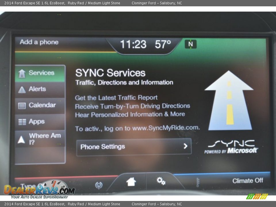 2014 Ford Escape SE 1.6L EcoBoost Ruby Red / Medium Light Stone Photo #16