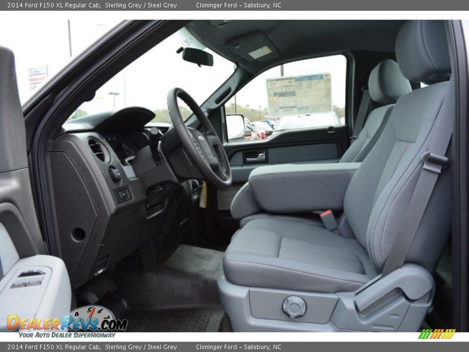 2014 Ford F150 XL Regular Cab Sterling Grey / Steel Grey Photo #6