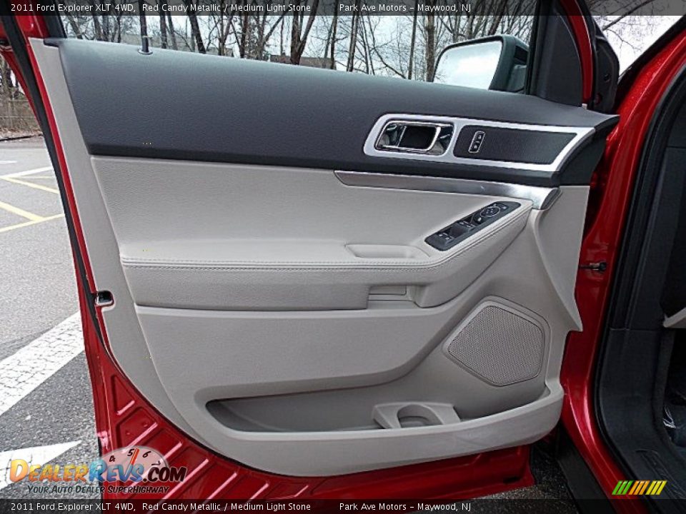 2011 Ford Explorer XLT 4WD Red Candy Metallic / Medium Light Stone Photo #10
