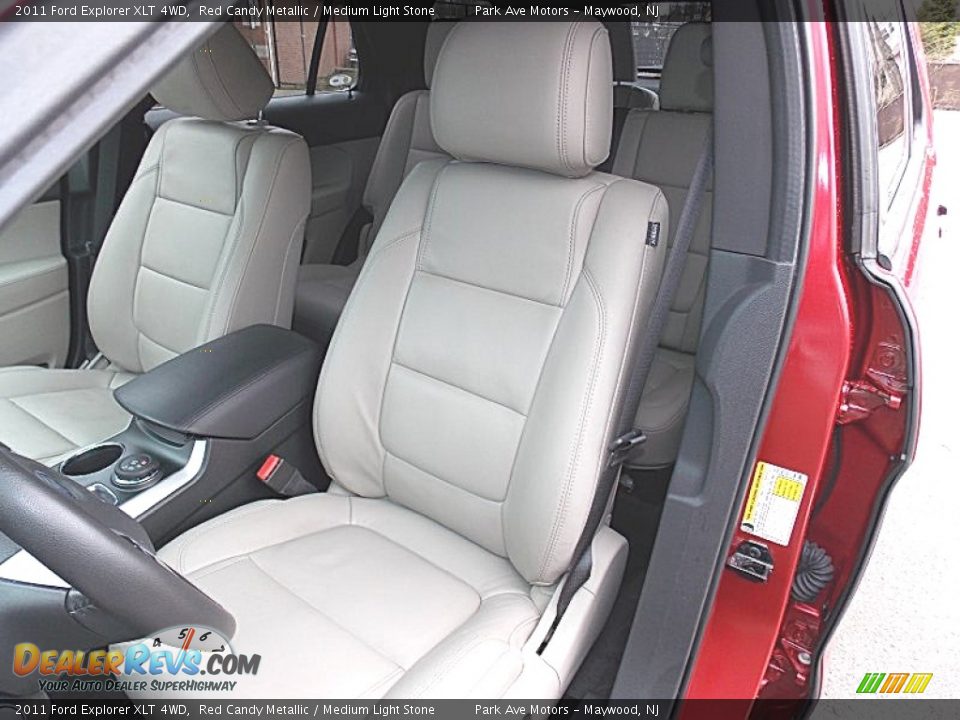 2011 Ford Explorer XLT 4WD Red Candy Metallic / Medium Light Stone Photo #11