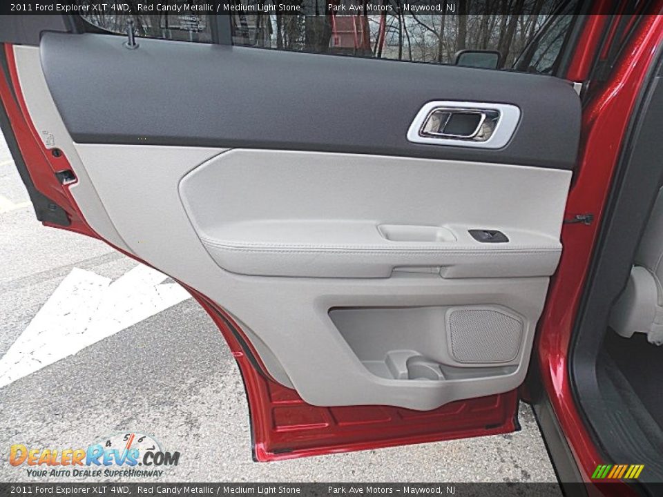 2011 Ford Explorer XLT 4WD Red Candy Metallic / Medium Light Stone Photo #14