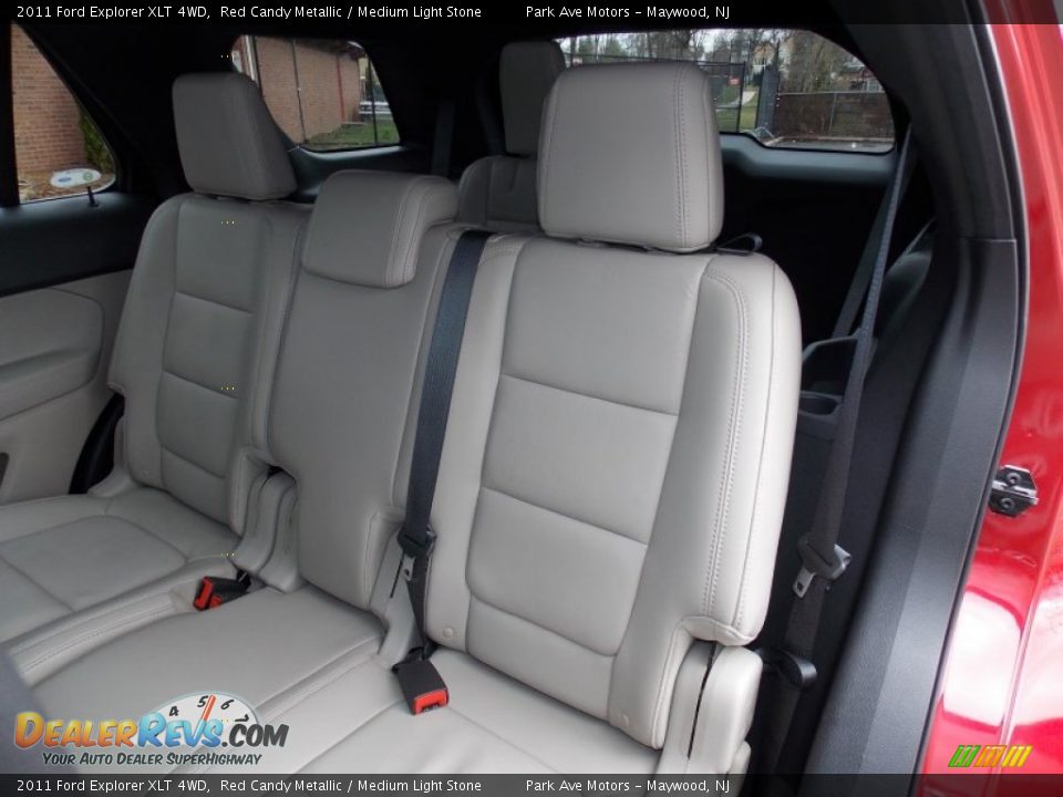 2011 Ford Explorer XLT 4WD Red Candy Metallic / Medium Light Stone Photo #15