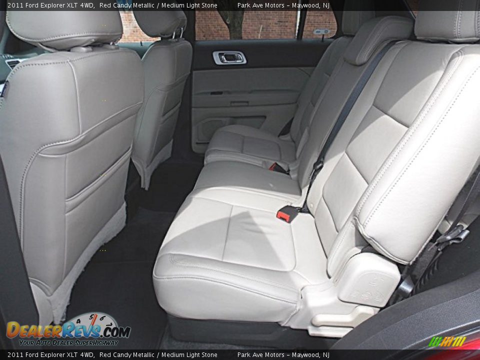 2011 Ford Explorer XLT 4WD Red Candy Metallic / Medium Light Stone Photo #16