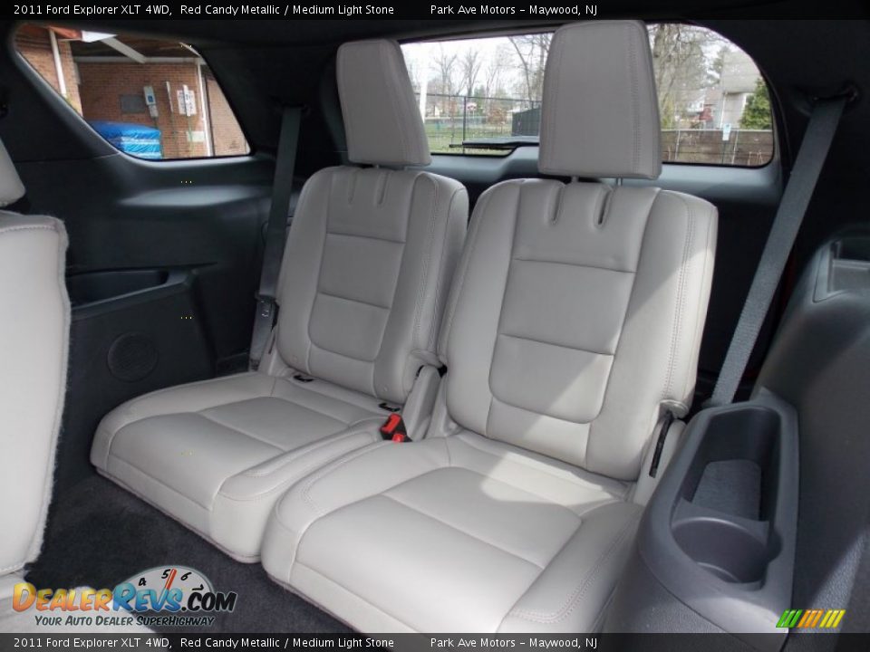 2011 Ford Explorer XLT 4WD Red Candy Metallic / Medium Light Stone Photo #17