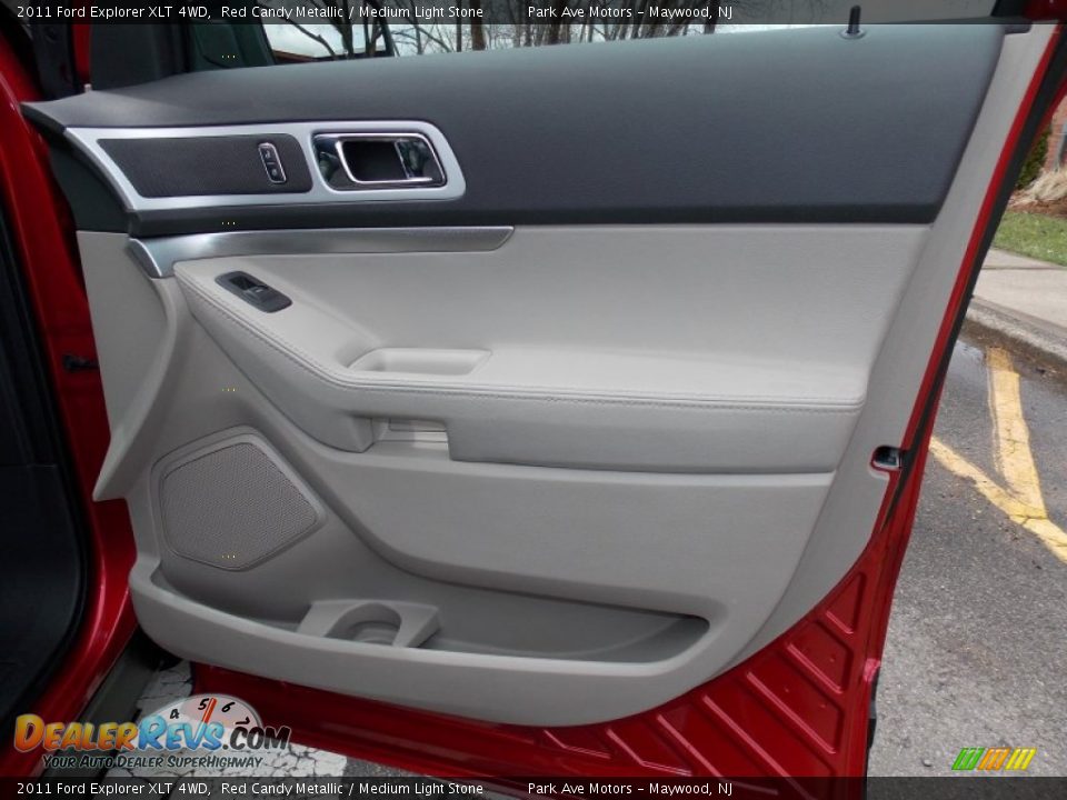 2011 Ford Explorer XLT 4WD Red Candy Metallic / Medium Light Stone Photo #19