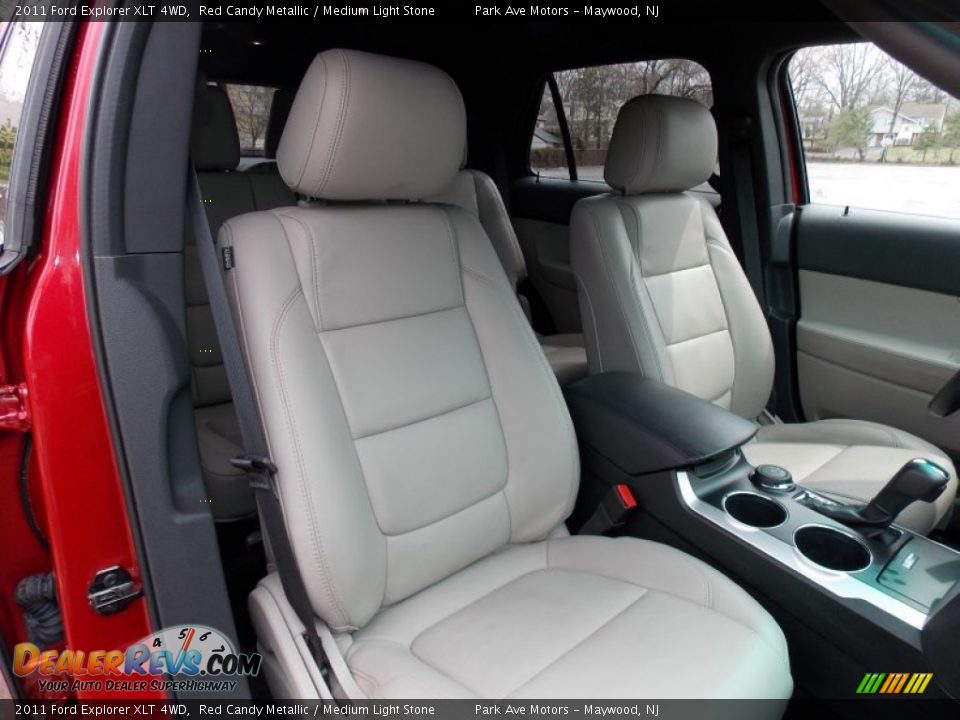 2011 Ford Explorer XLT 4WD Red Candy Metallic / Medium Light Stone Photo #20