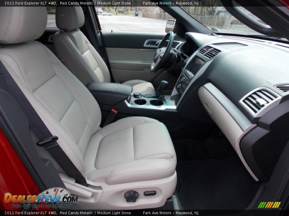 2011 Ford Explorer XLT 4WD Red Candy Metallic / Medium Light Stone Photo #21