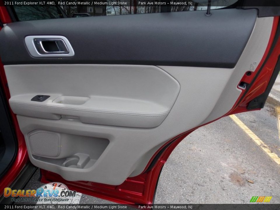 2011 Ford Explorer XLT 4WD Red Candy Metallic / Medium Light Stone Photo #22