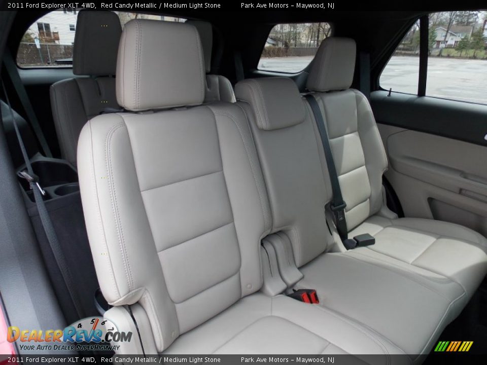 2011 Ford Explorer XLT 4WD Red Candy Metallic / Medium Light Stone Photo #23