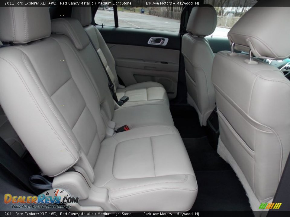 2011 Ford Explorer XLT 4WD Red Candy Metallic / Medium Light Stone Photo #24