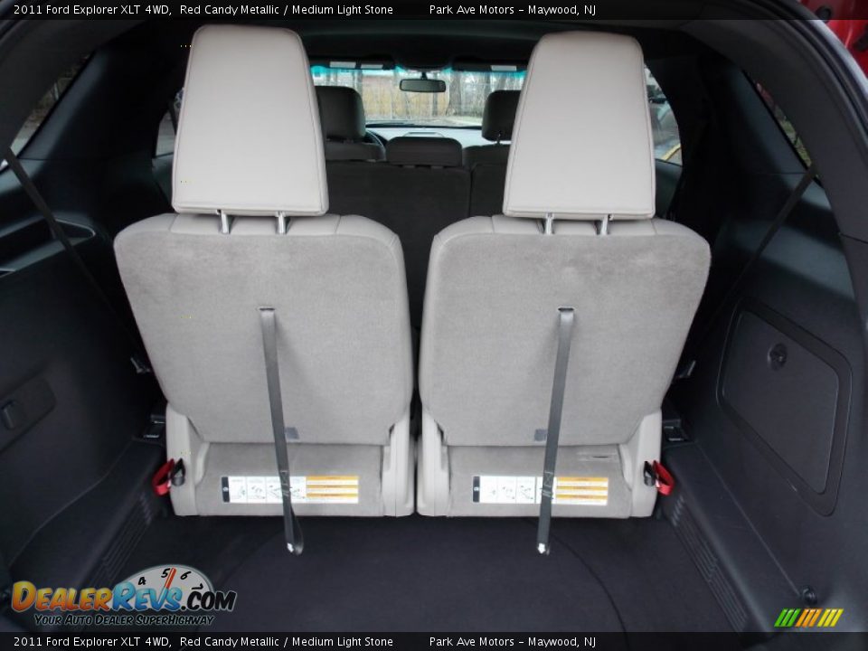 2011 Ford Explorer XLT 4WD Red Candy Metallic / Medium Light Stone Photo #26