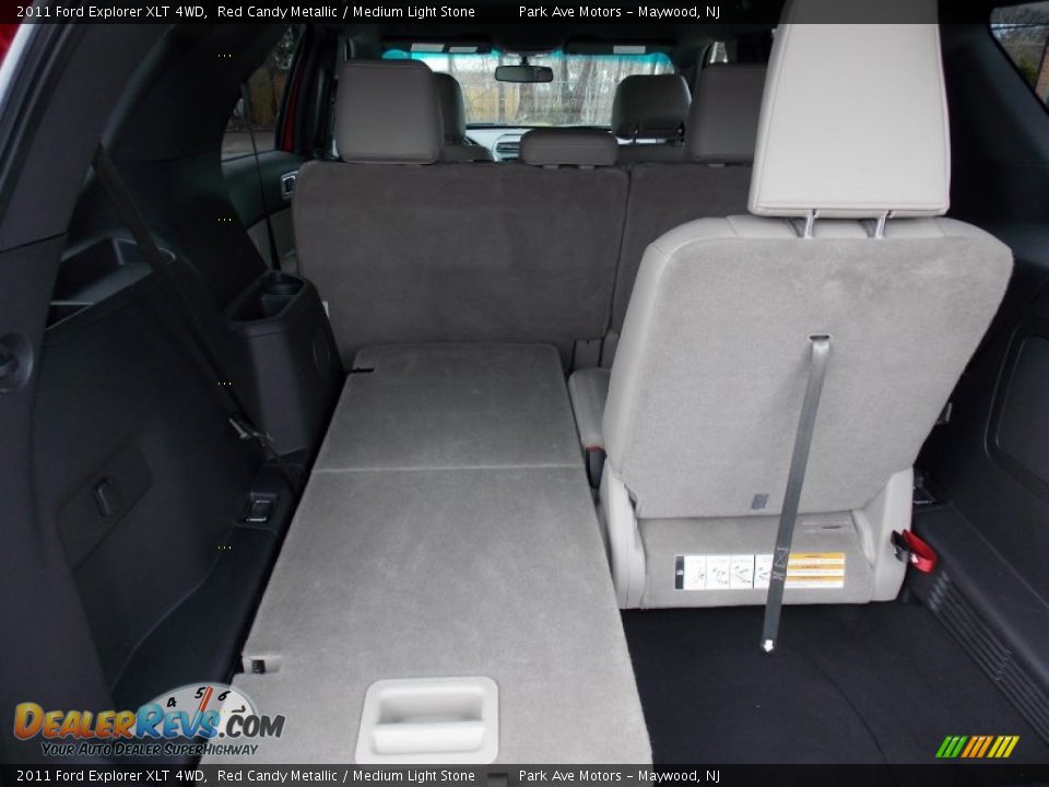 2011 Ford Explorer XLT 4WD Red Candy Metallic / Medium Light Stone Photo #27