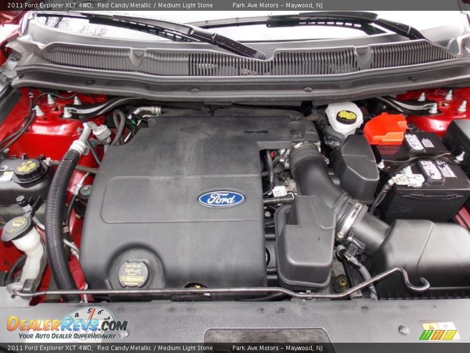 2011 Ford Explorer XLT 4WD 3.5 Liter DOHC 24-Valve TiVCT V6 Engine Photo #30