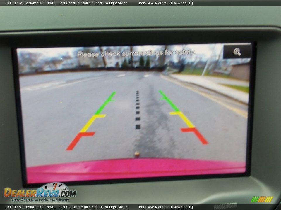 2011 Ford Explorer XLT 4WD Red Candy Metallic / Medium Light Stone Photo #36