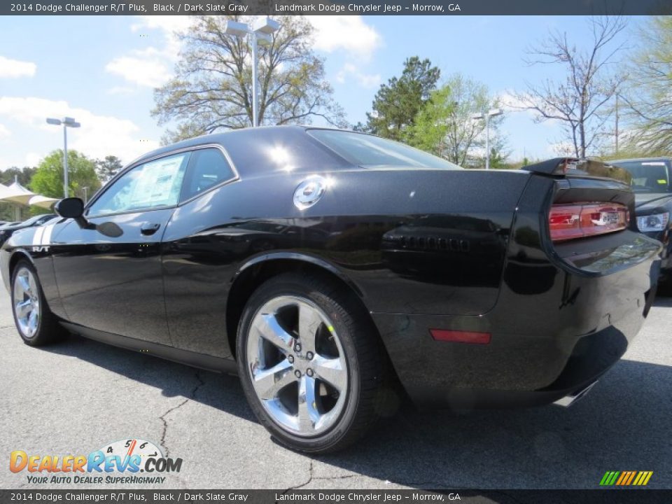 2014 Dodge Challenger R/T Plus Black / Dark Slate Gray Photo #2