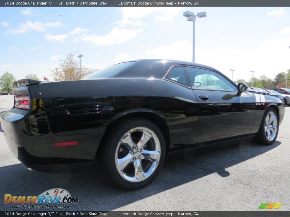 2014 Dodge Challenger R/T Plus Black / Dark Slate Gray Photo #3