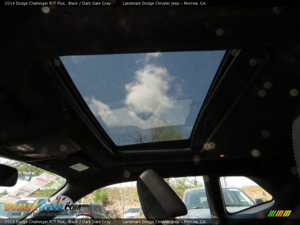 2014 Dodge Challenger R/T Plus Black / Dark Slate Gray Photo #8