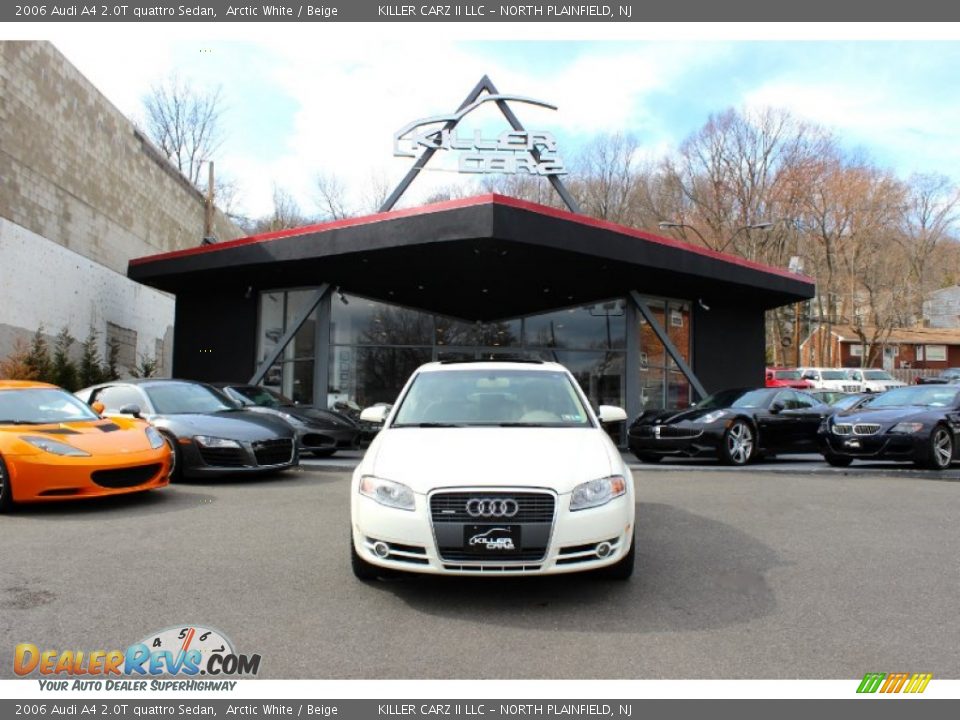 2006 Audi A4 2.0T quattro Sedan Arctic White / Beige Photo #2
