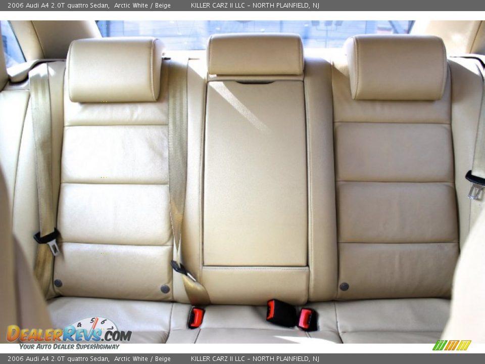 2006 Audi A4 2.0T quattro Sedan Arctic White / Beige Photo #9