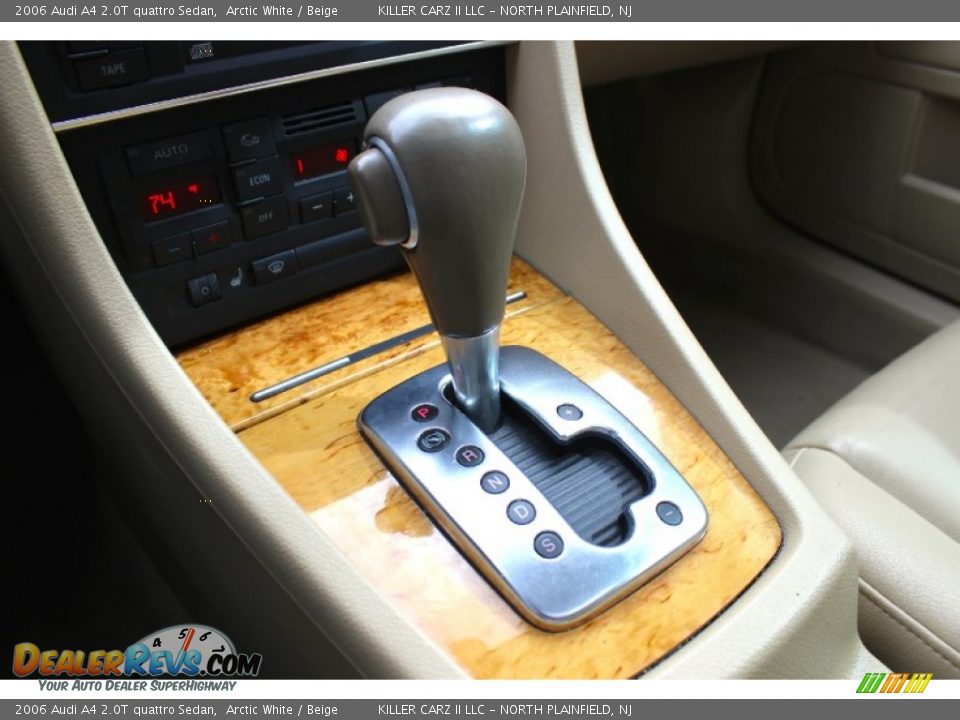 2006 Audi A4 2.0T quattro Sedan Arctic White / Beige Photo #20