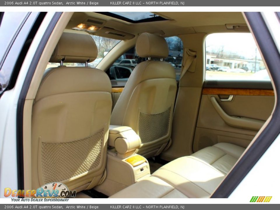 2006 Audi A4 2.0T quattro Sedan Arctic White / Beige Photo #24