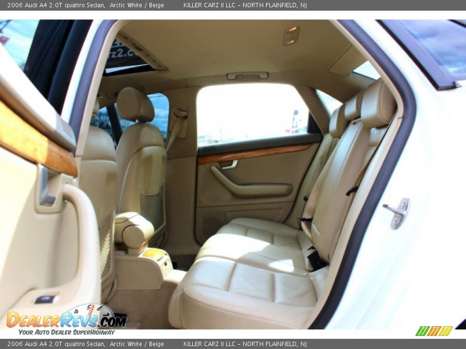 2006 Audi A4 2.0T quattro Sedan Arctic White / Beige Photo #25