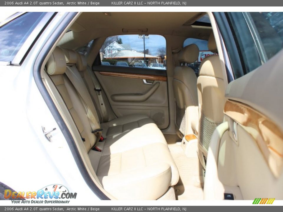 2006 Audi A4 2.0T quattro Sedan Arctic White / Beige Photo #26