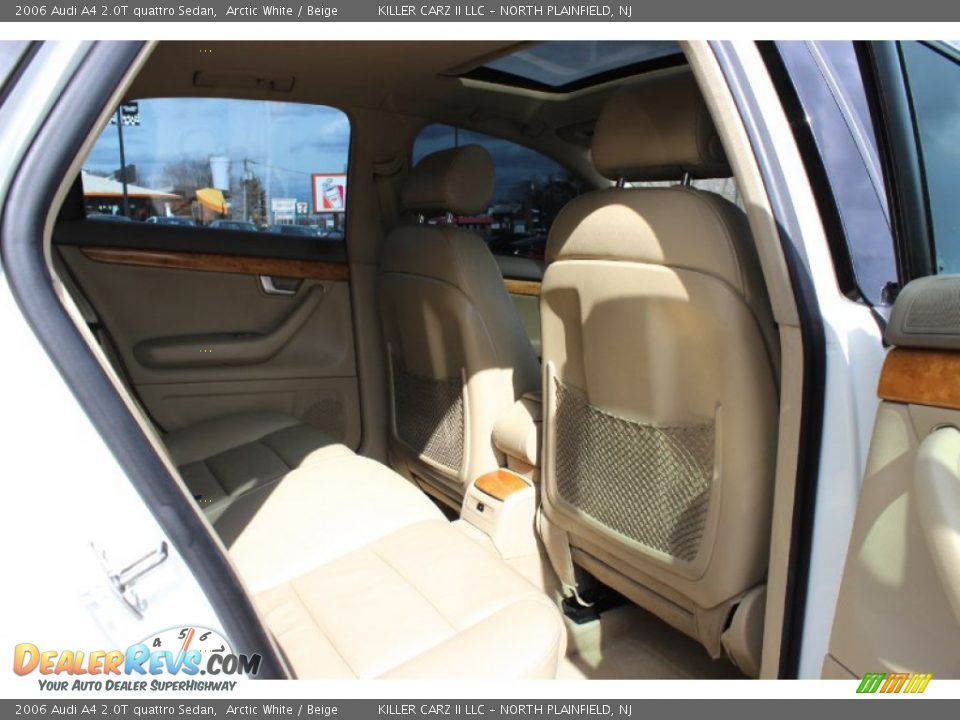 2006 Audi A4 2.0T quattro Sedan Arctic White / Beige Photo #27