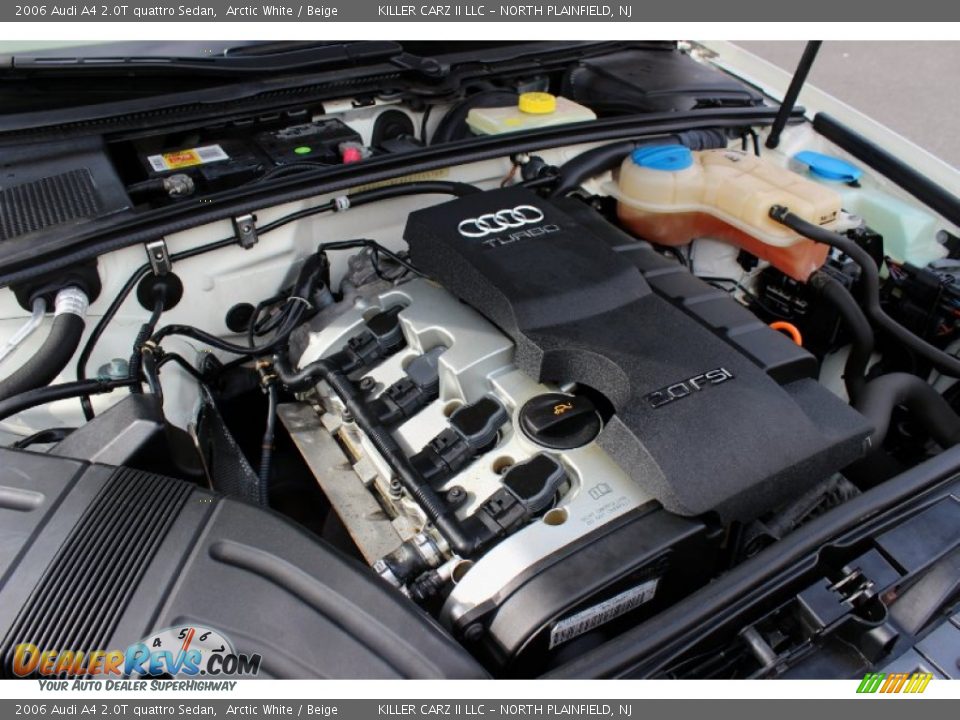 2006 Audi A4 2.0T quattro Sedan Arctic White / Beige Photo #29