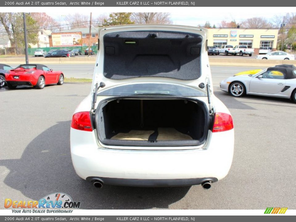 2006 Audi A4 2.0T quattro Sedan Arctic White / Beige Photo #30