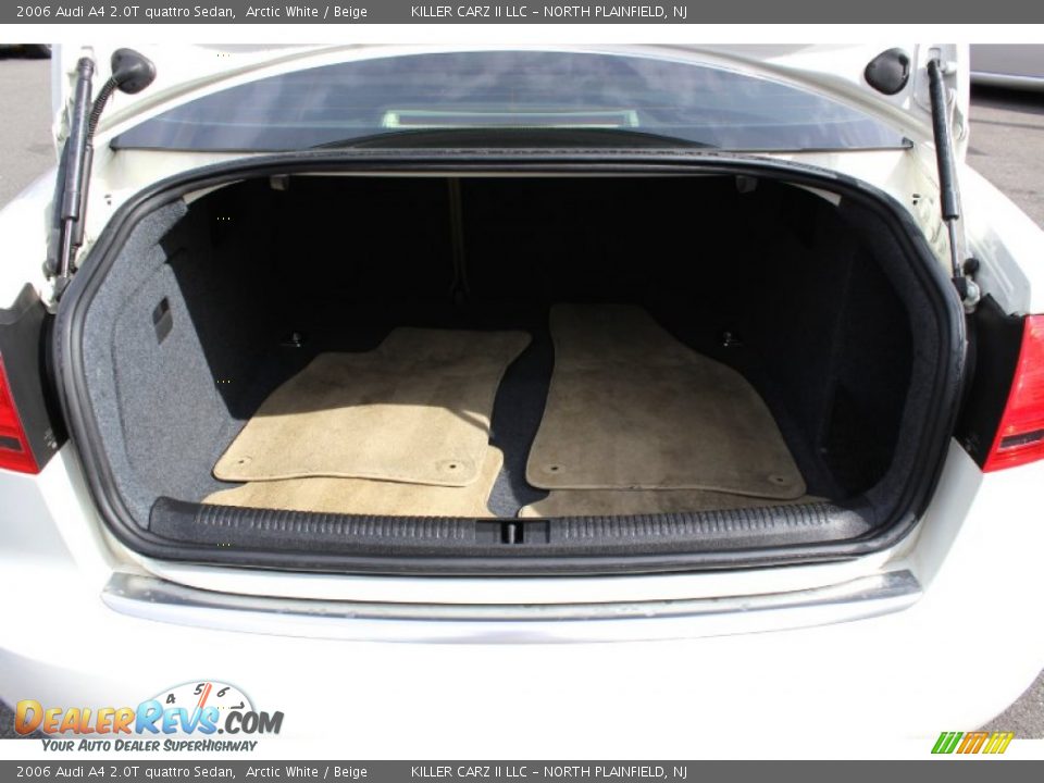 2006 Audi A4 2.0T quattro Sedan Arctic White / Beige Photo #31
