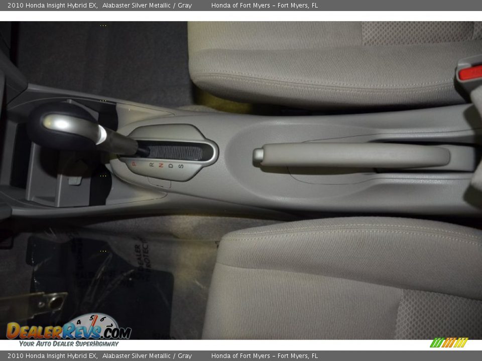 2010 Honda Insight Hybrid EX Alabaster Silver Metallic / Gray Photo #15