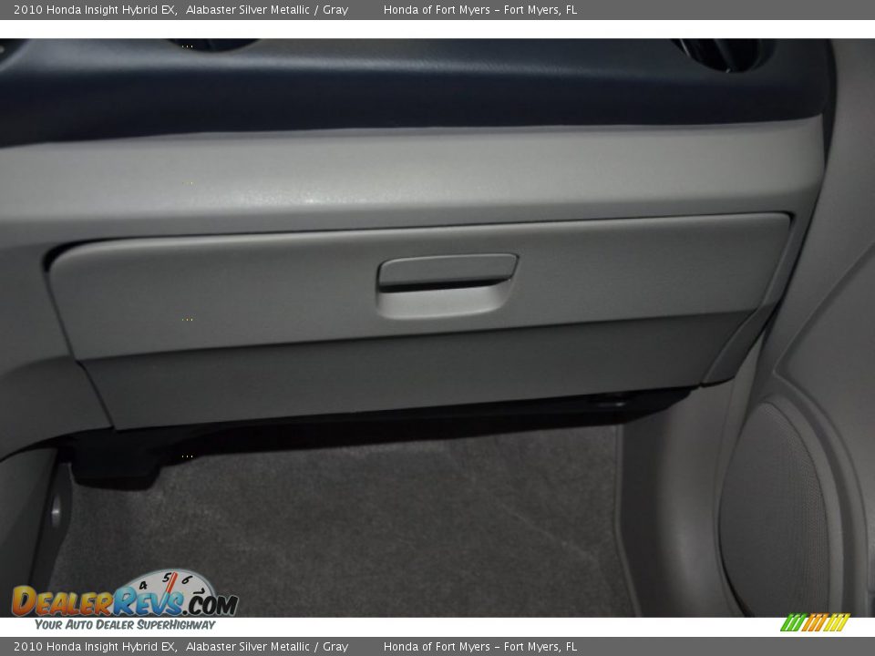 2010 Honda Insight Hybrid EX Alabaster Silver Metallic / Gray Photo #16