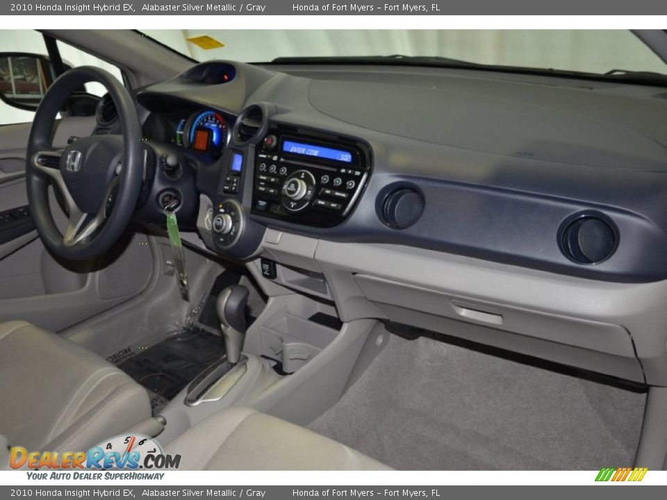2010 Honda Insight Hybrid EX Alabaster Silver Metallic / Gray Photo #30