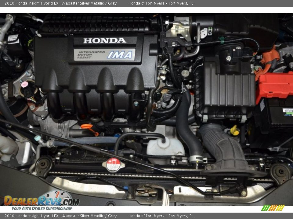 2010 Honda Insight Hybrid EX Alabaster Silver Metallic / Gray Photo #31