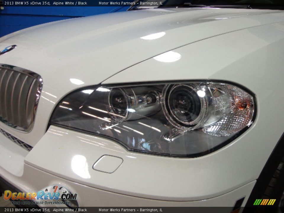 2013 BMW X5 xDrive 35d Alpine White / Black Photo #5
