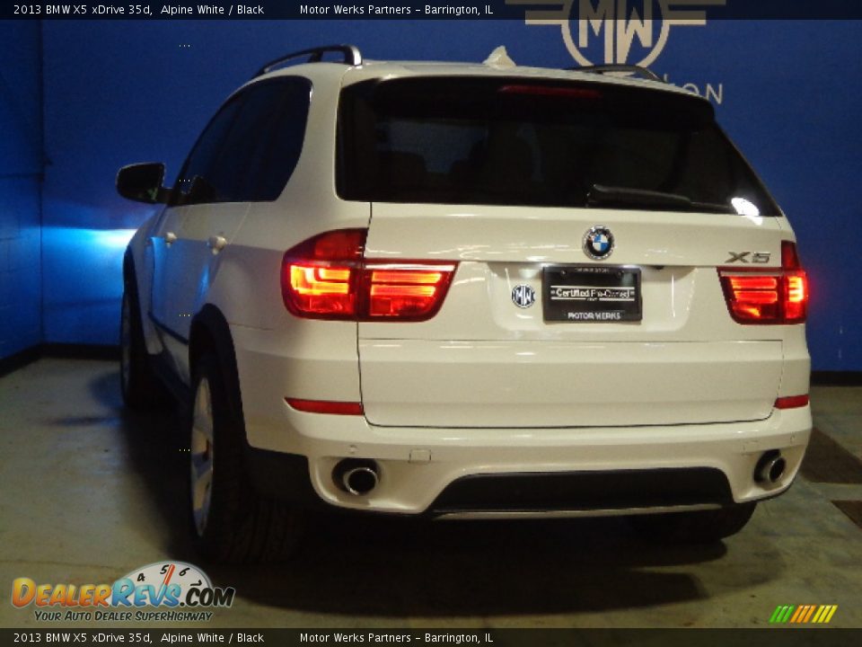 2013 BMW X5 xDrive 35d Alpine White / Black Photo #7