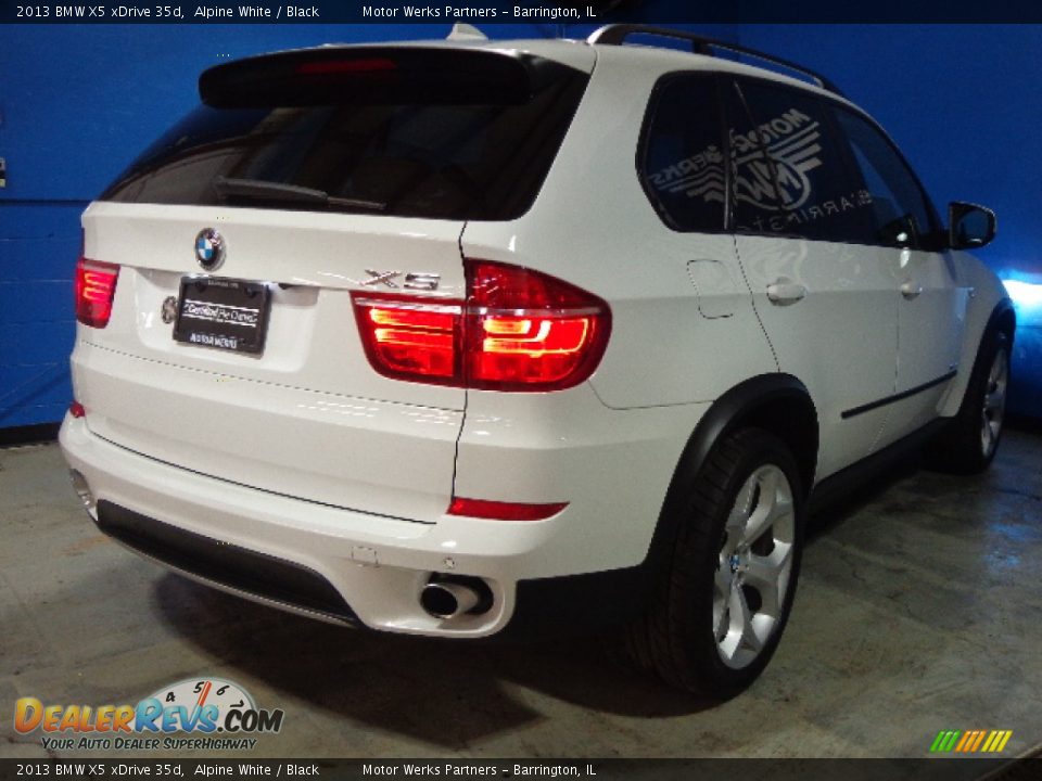 2013 BMW X5 xDrive 35d Alpine White / Black Photo #8