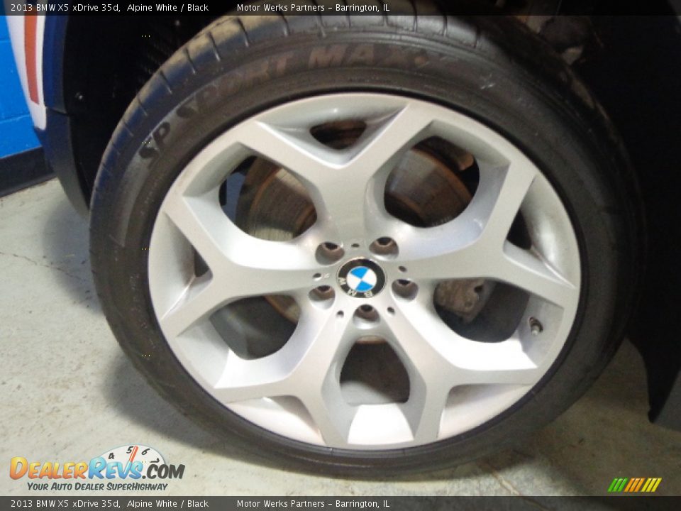 2013 BMW X5 xDrive 35d Alpine White / Black Photo #11