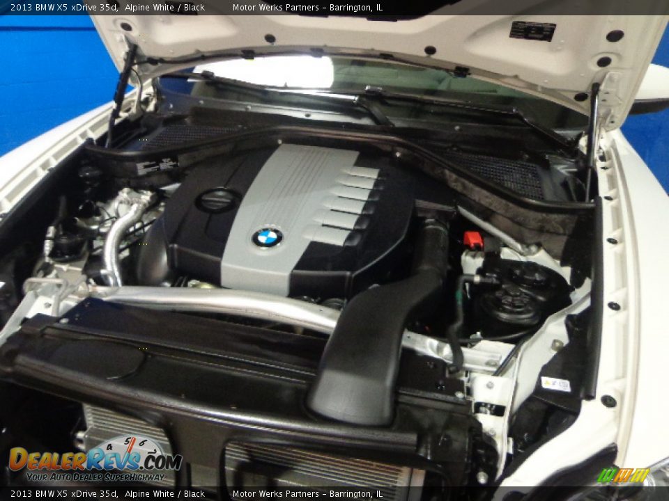 2013 BMW X5 xDrive 35d Alpine White / Black Photo #14