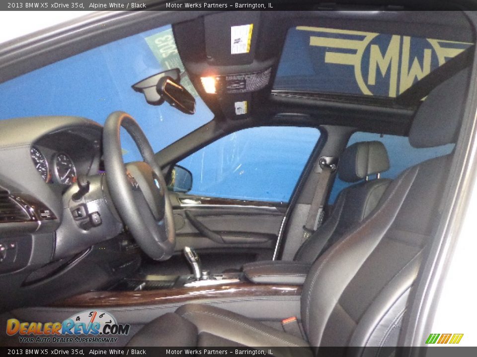 2013 BMW X5 xDrive 35d Alpine White / Black Photo #17