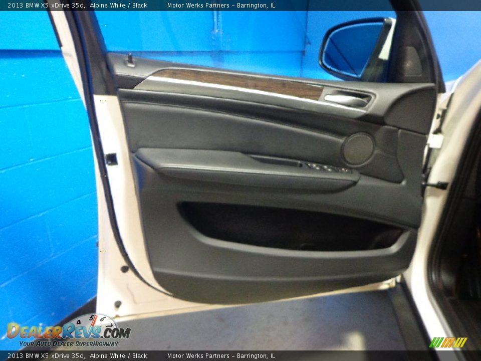 2013 BMW X5 xDrive 35d Alpine White / Black Photo #18